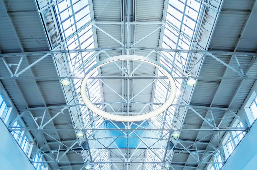 skylight window architectural background